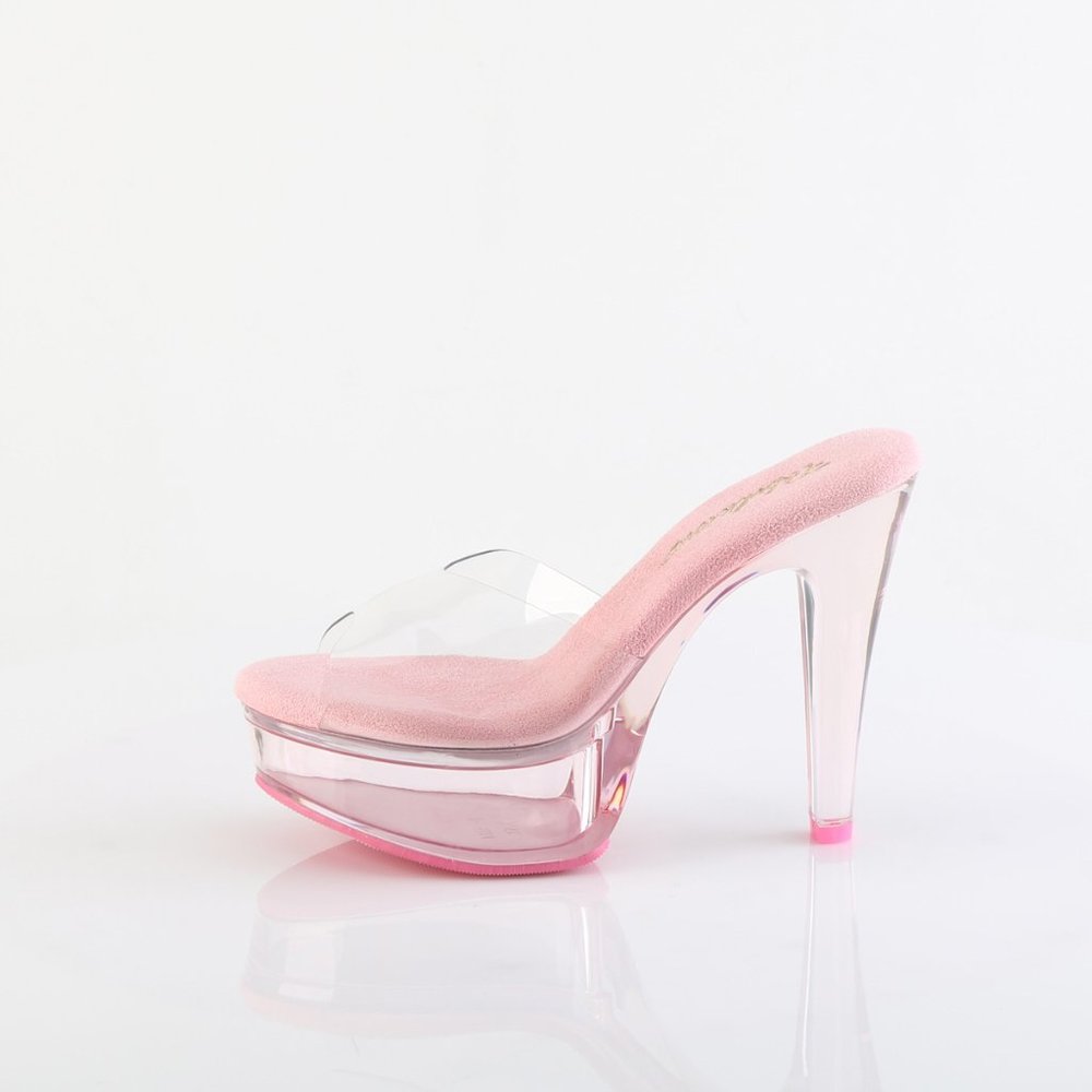 Fabulicious Martini 501 Baby Pink Heels - Picture 3 of 5